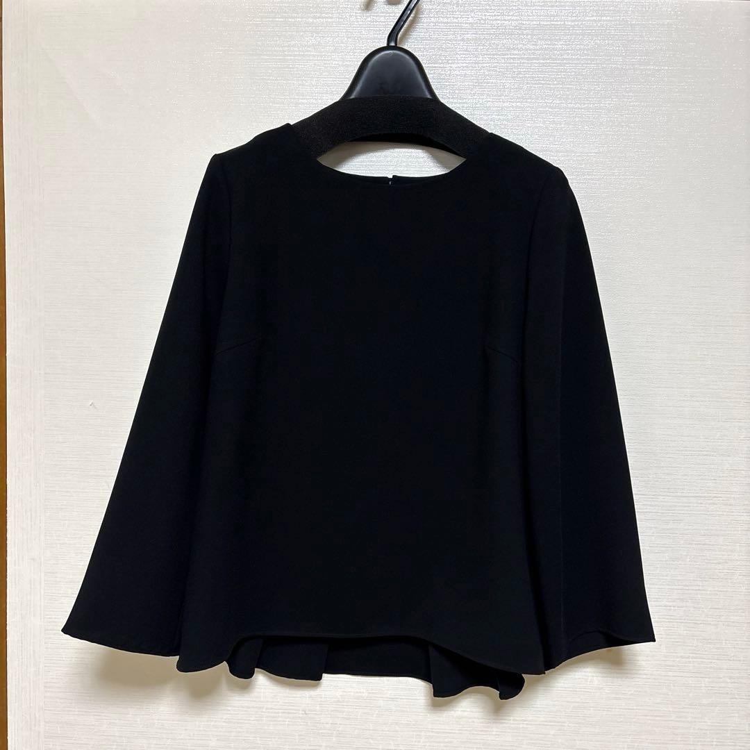 アンタイトル ノーカラーツイードジャケット ブラウス