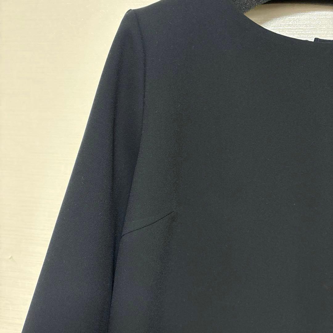 アンタイトル ノーカラーツイードジャケット ブラウス