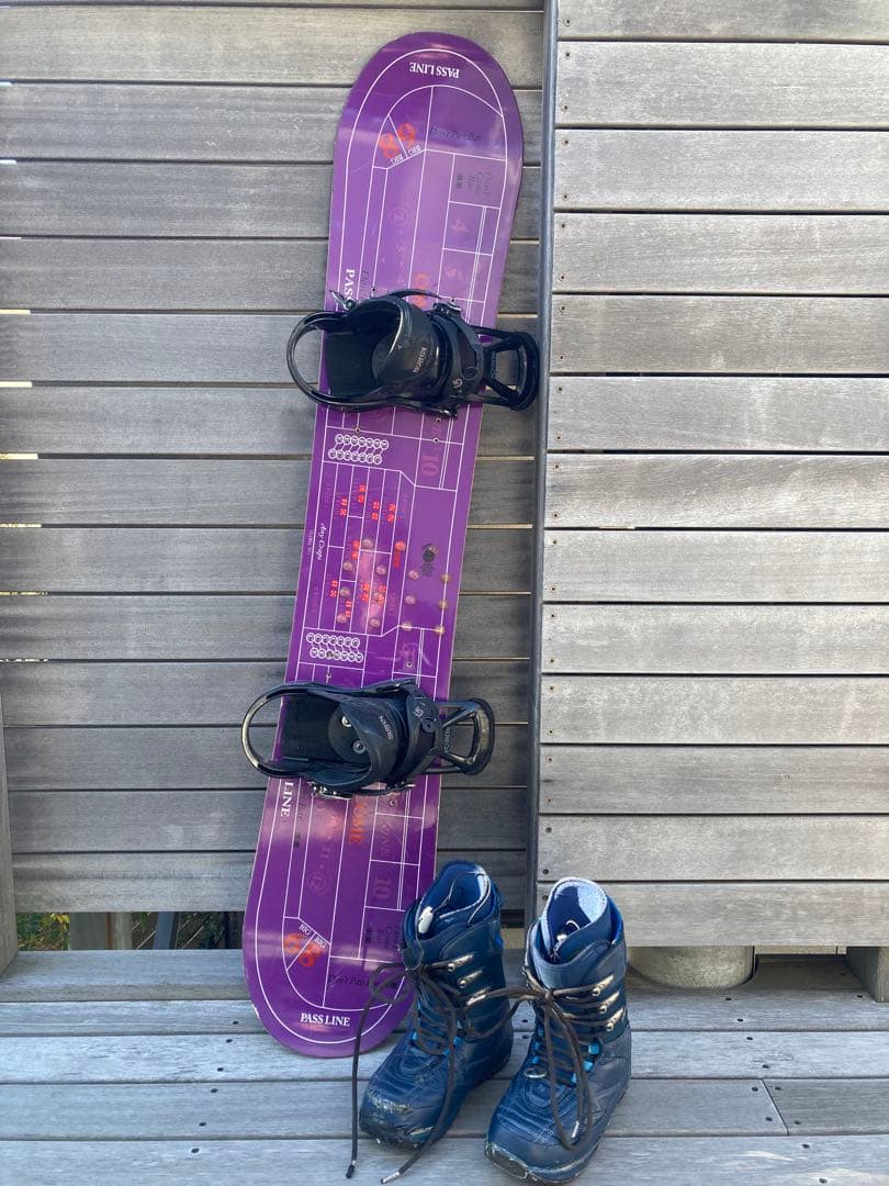 バートンスノーボード ブラッシー153 3点セット