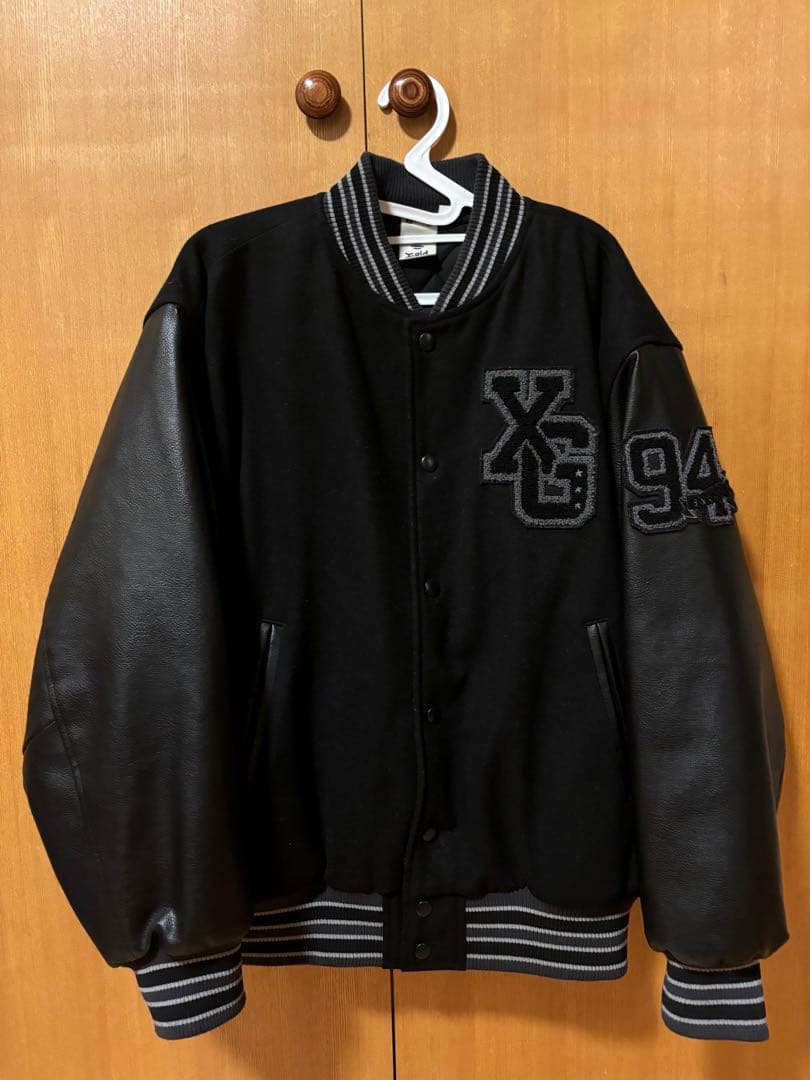 Xgirl カレッジ ロゴ スタジアム ジャンパー スタジャン