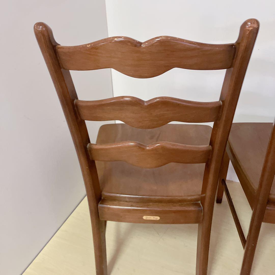 マルニ MARUNI Flandre House 木製ダイニングチェア2脚　②