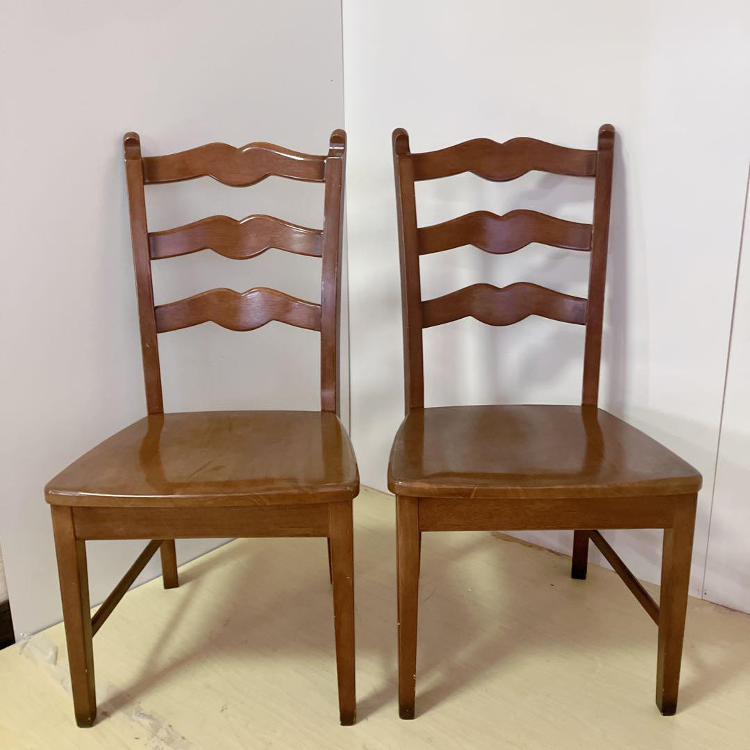 マルニ MARUNI Flandre House 木製ダイニングチェア2脚　②