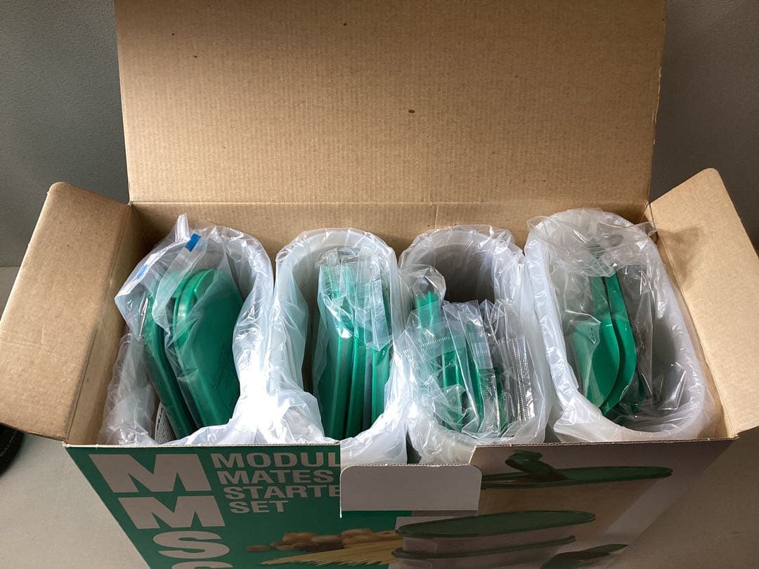 【未使用】Tupperwareタッパーウエア MMStarter Setグリーン
