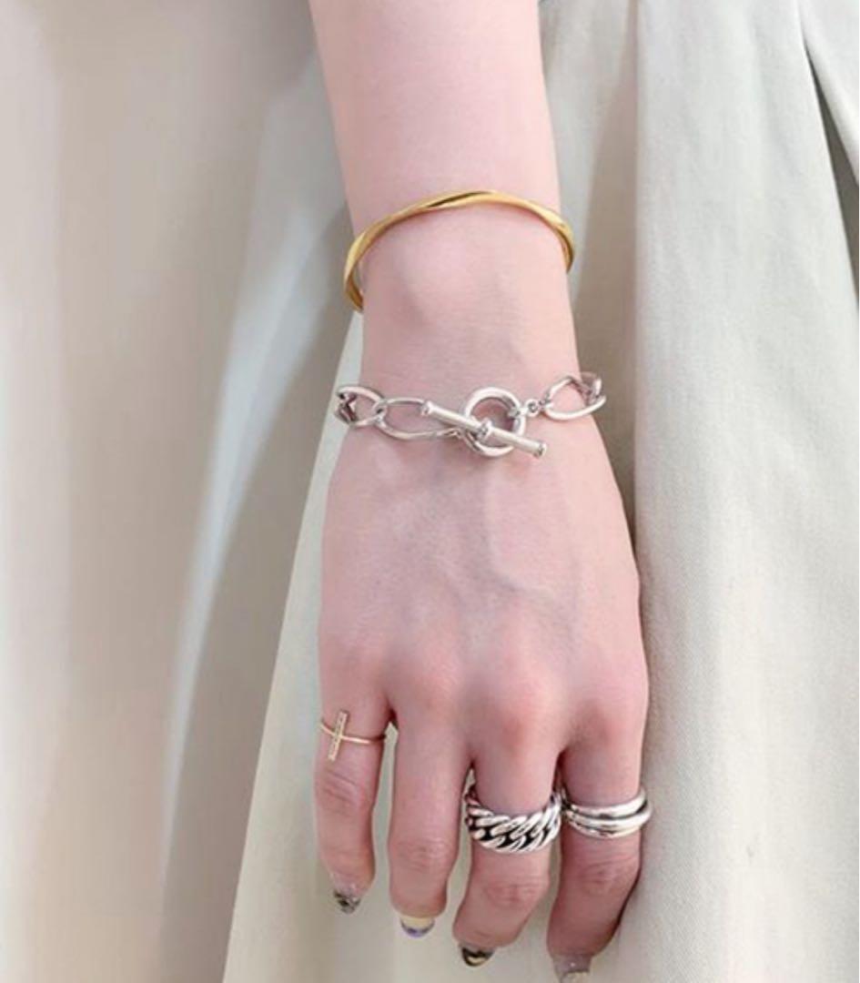 Hale 美品 Jouette ジュエッテ バングル イエローゴールド