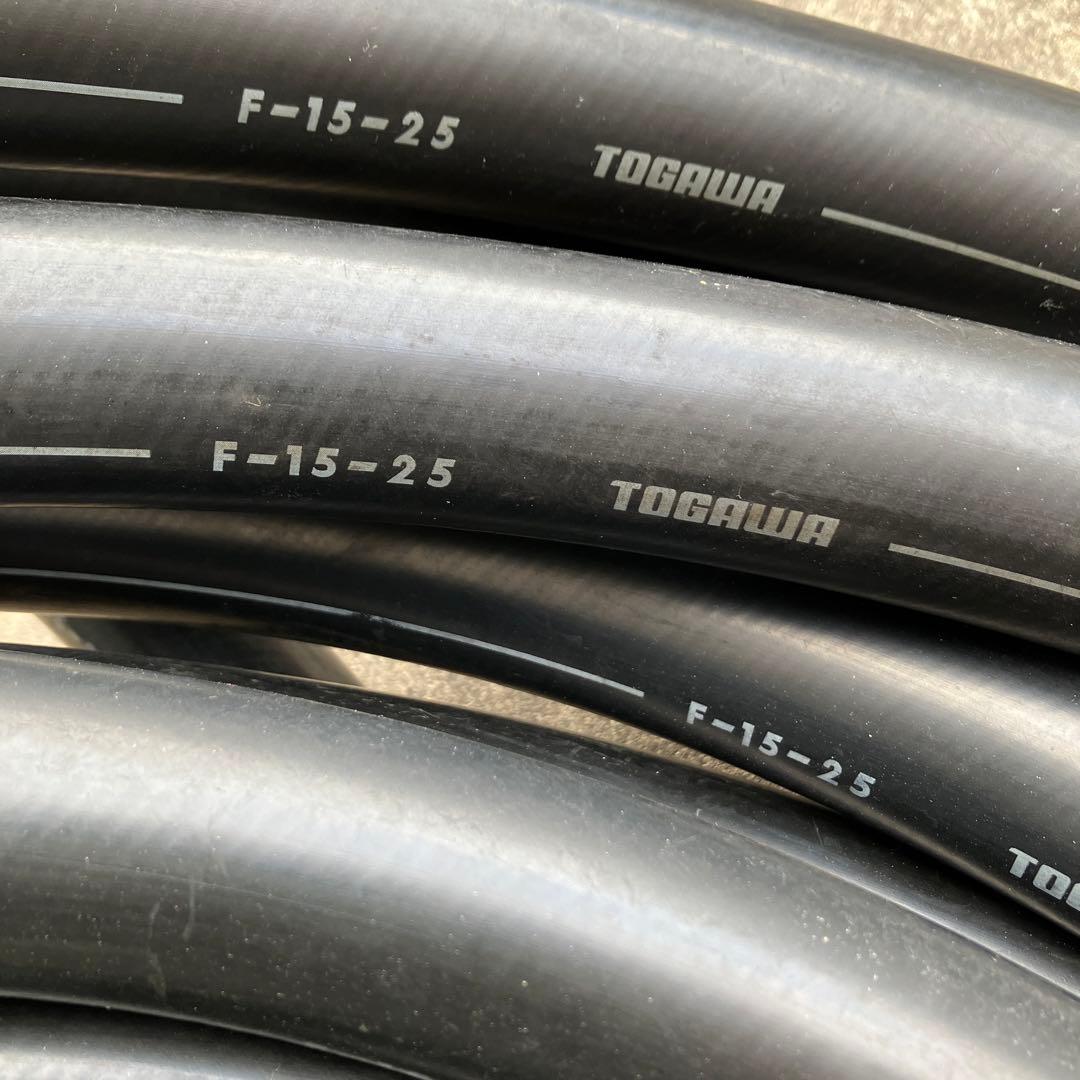 十川ゴム　一般油圧配管用ホース　Ｆ-15　定尺品　25径×約20ｍ　ガソリン