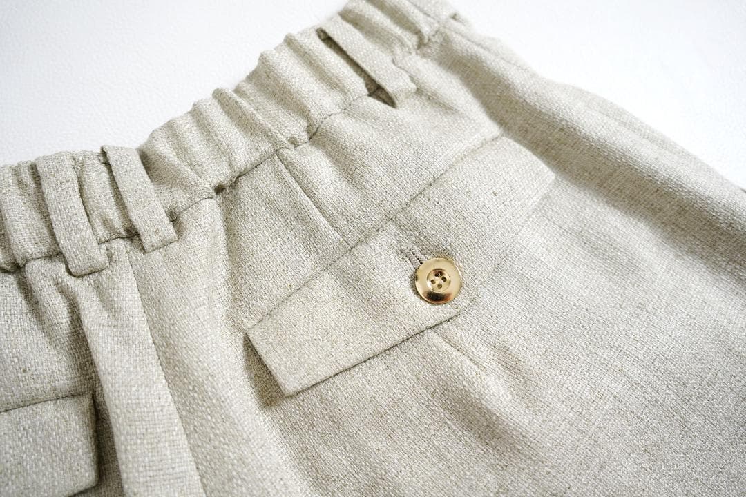 986y*新品 グレースクラス リネンタッチショート パンツ