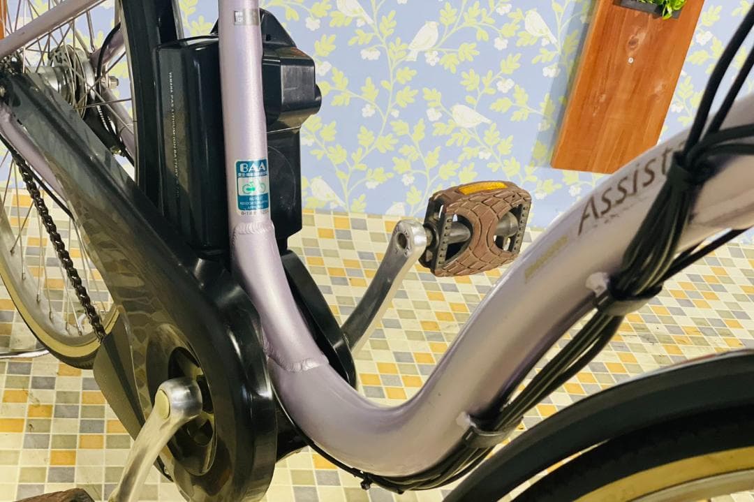 《BRIDGESTONE・ASSISTA》26インチ電動アシスト自転車1739