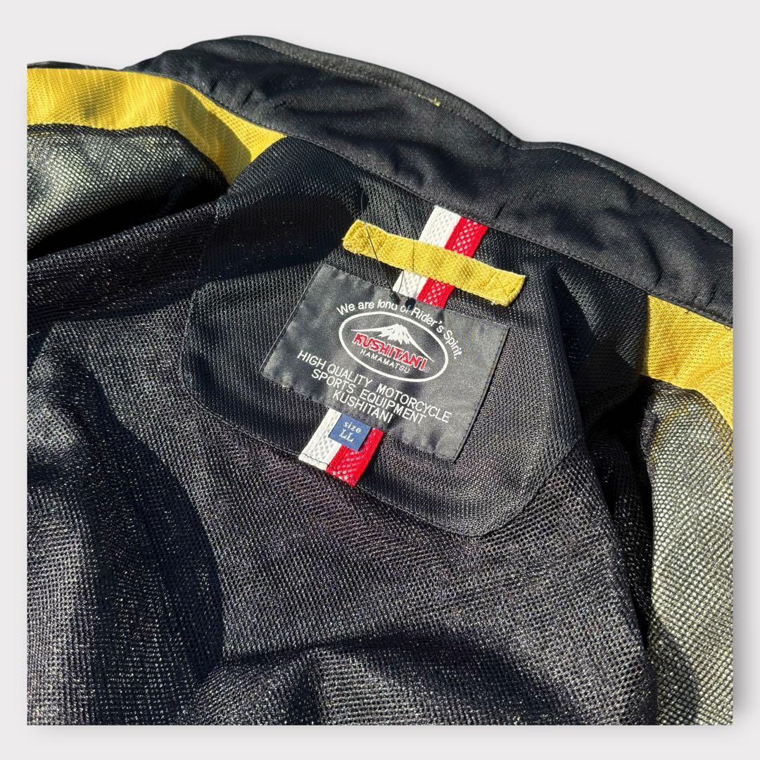 9278.クシタニ フルメッシュジャケット マスタード LL