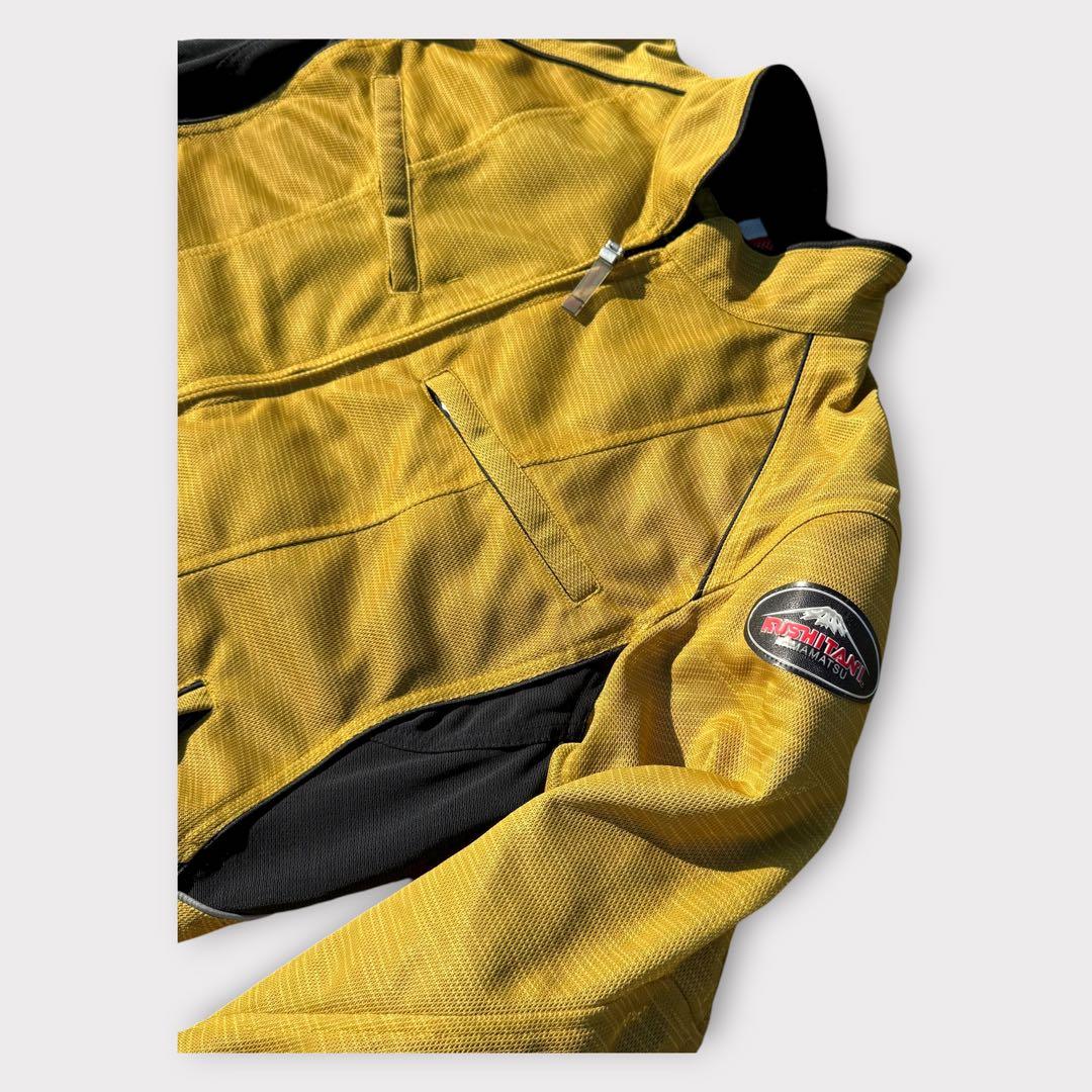 9278.クシタニ フルメッシュジャケット マスタード LL