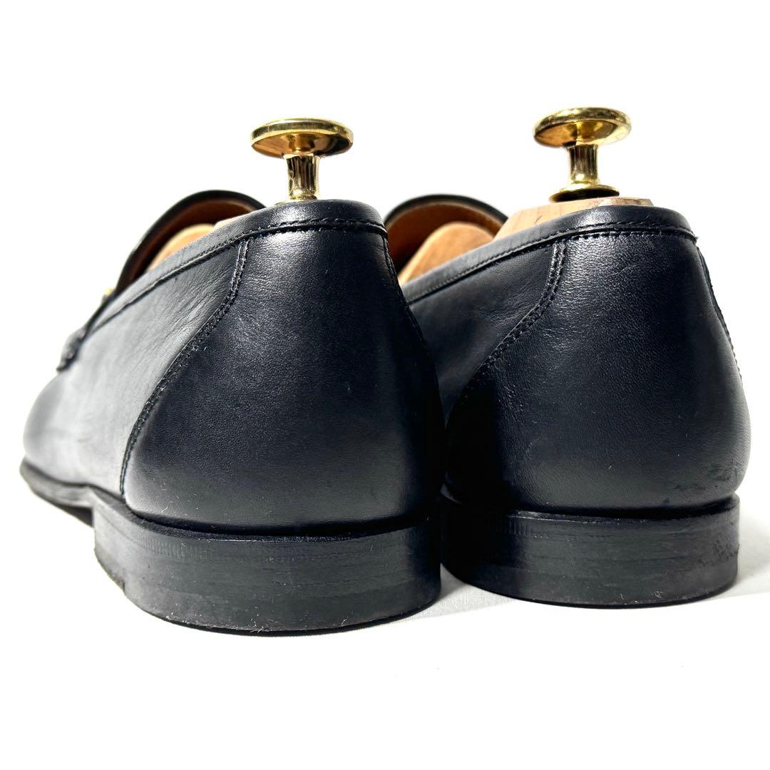 サルヴァトーレフェラガモ ガンチーニ ビットローファー 革靴 7EE 黒 男女