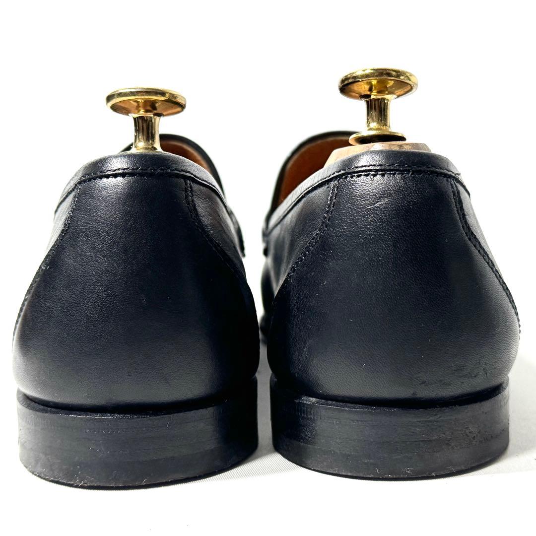 サルヴァトーレフェラガモ ガンチーニ ビットローファー 革靴 7EE 黒 男女