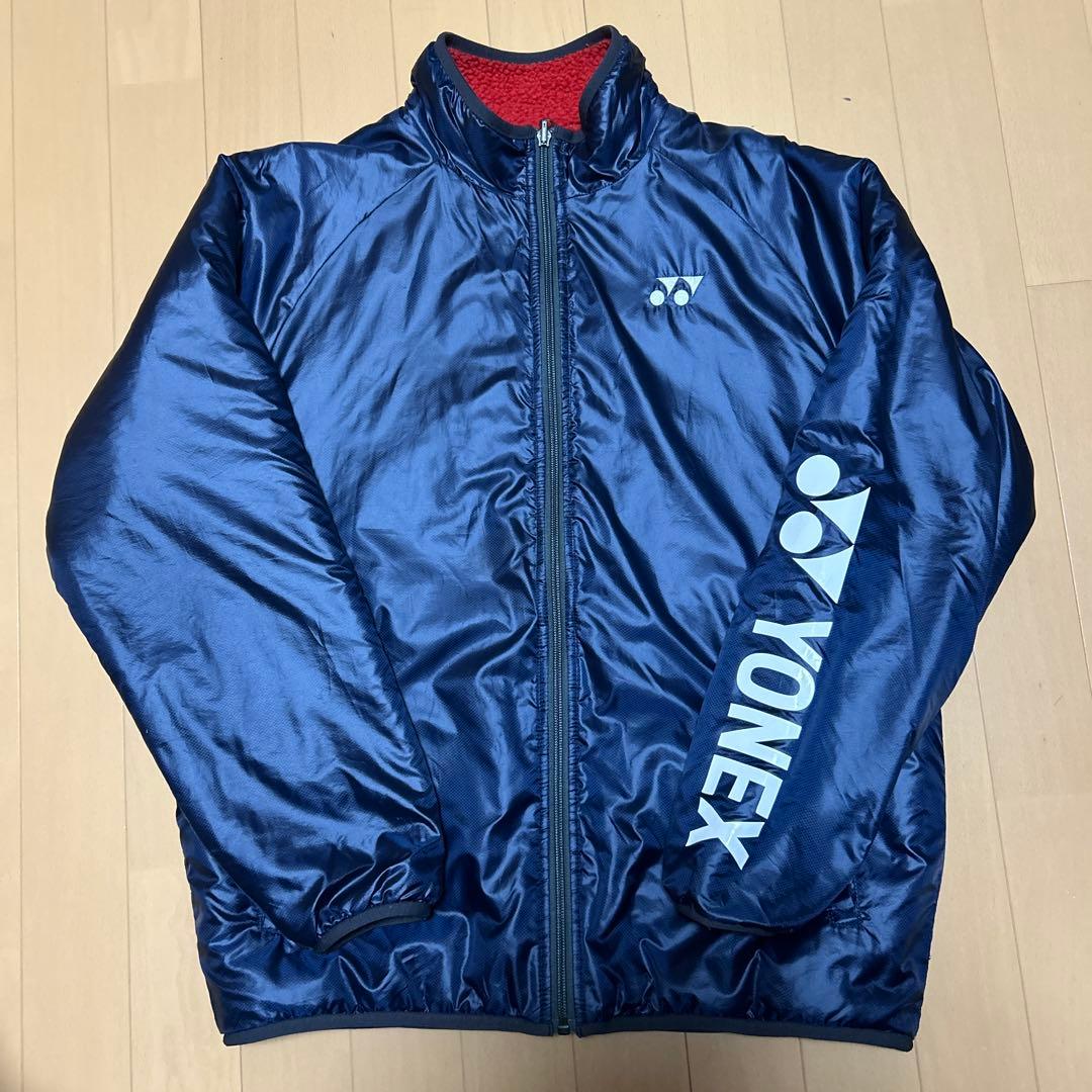 YONEX リバーシブル ボアジャケット /ネイビーブルー