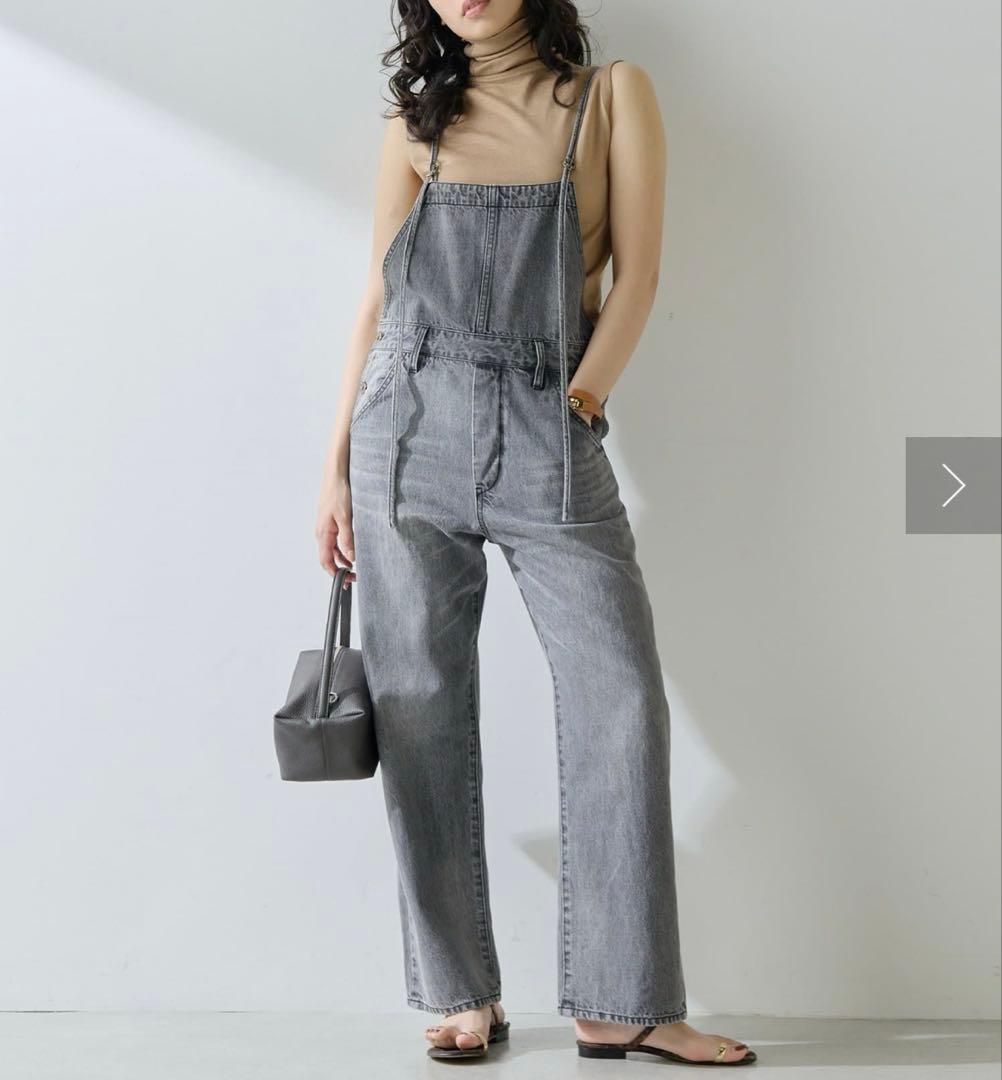 Whim Gazette ウィム ガゼット　コットンヘンプデニムオールインワン