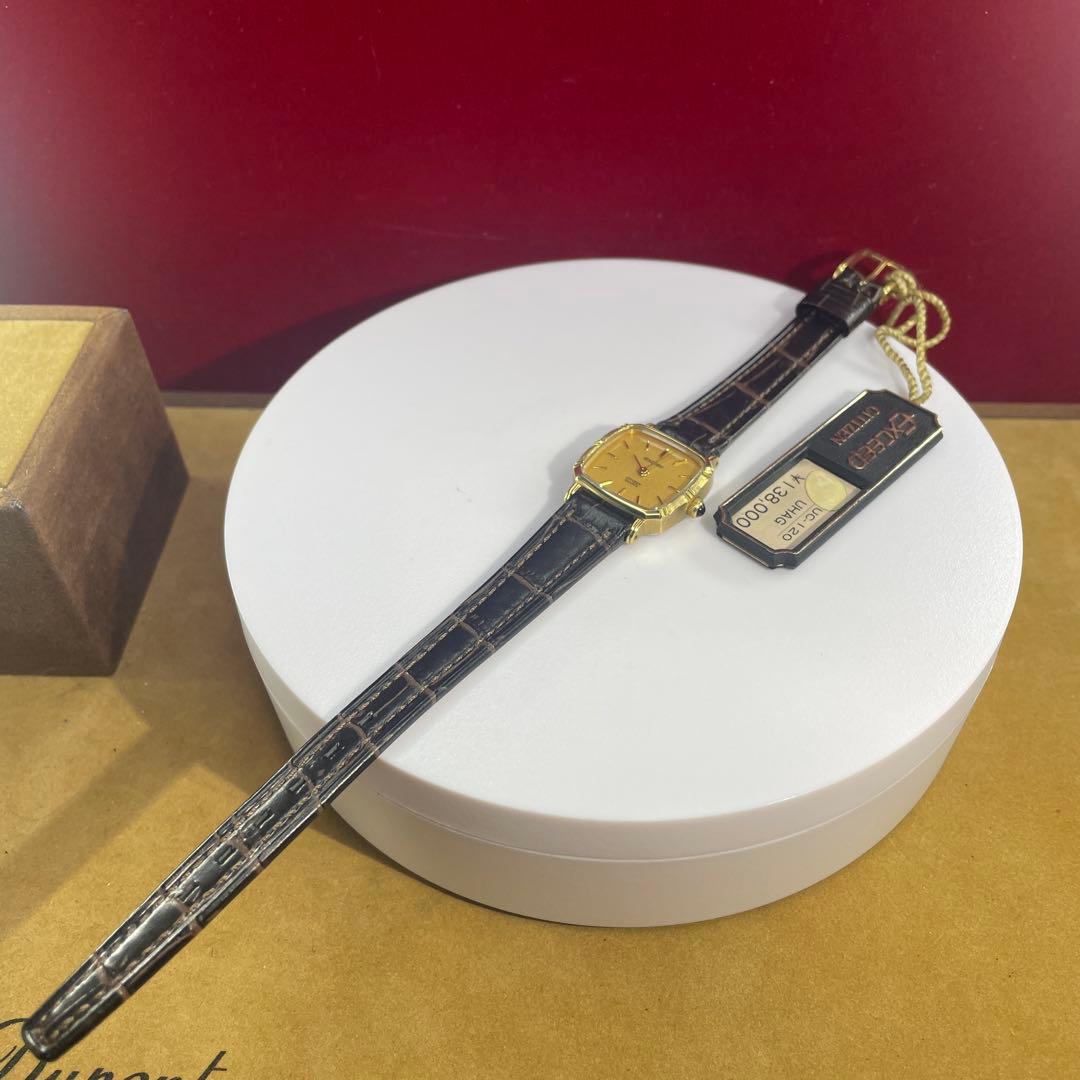 ★14K 80s 未使用 CITIZEN エクシード 純正尾錠 日本製 腕時計