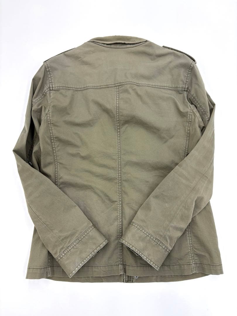 バーバリーブラックレーベル ミリタリージャケット ホースロゴ L ノバチェック