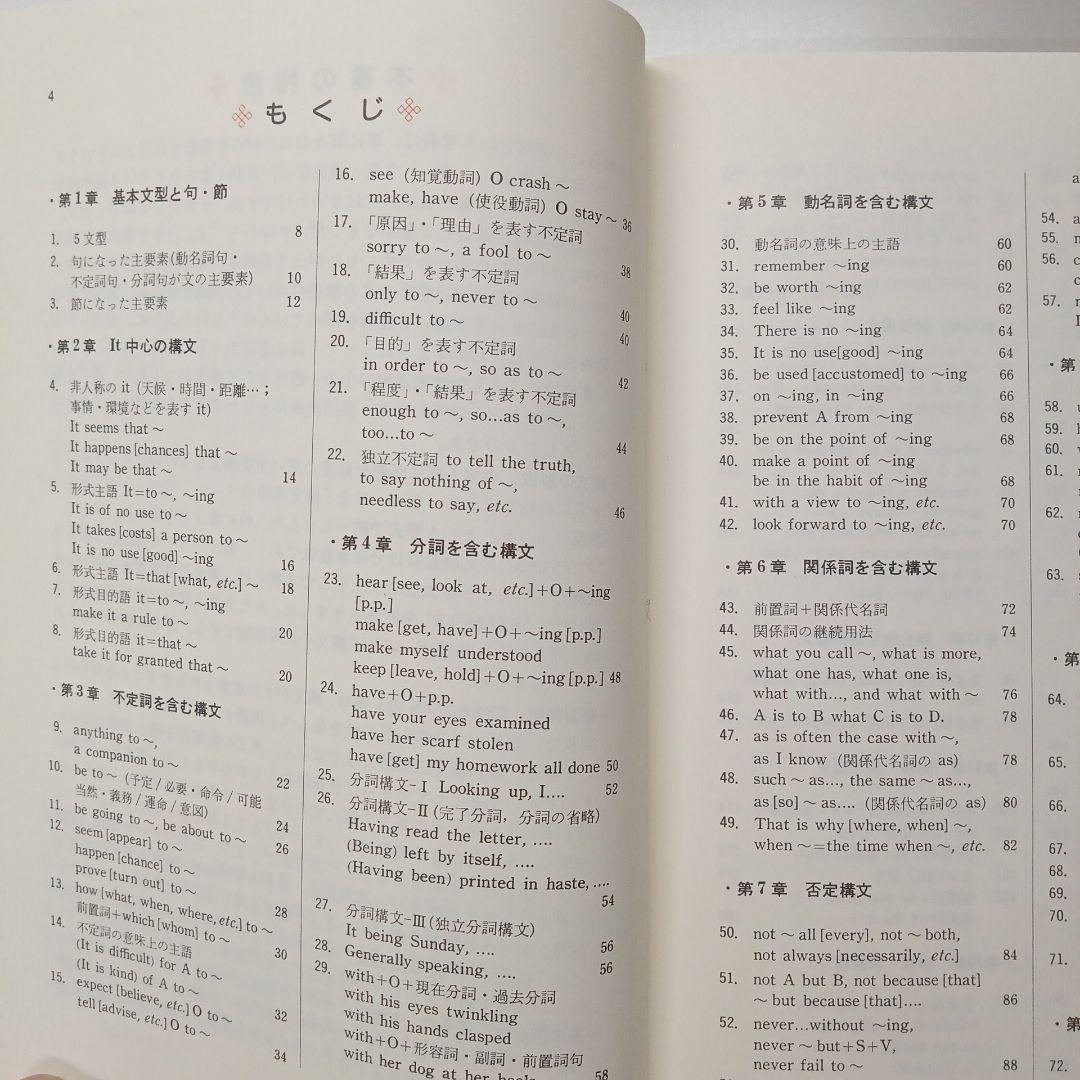 チャート式 英語構文 ２冊セット