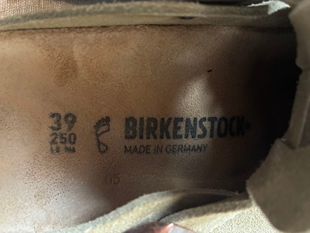 ビルケンシュトック、ボストン39レギュラー、トープ、正規品、美品。