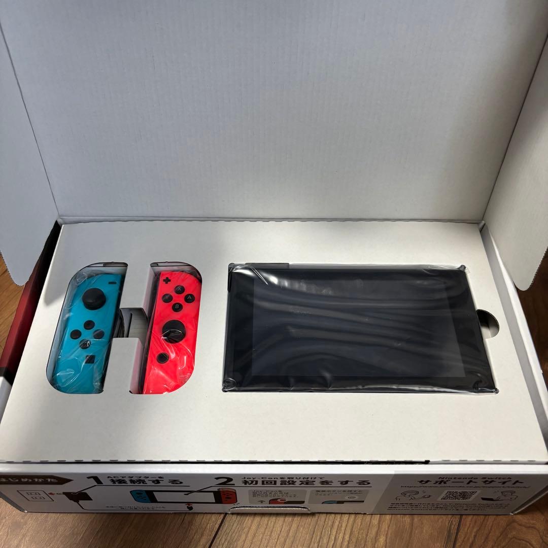 Nintendo Switch 本体 青/赤 +ケース付き