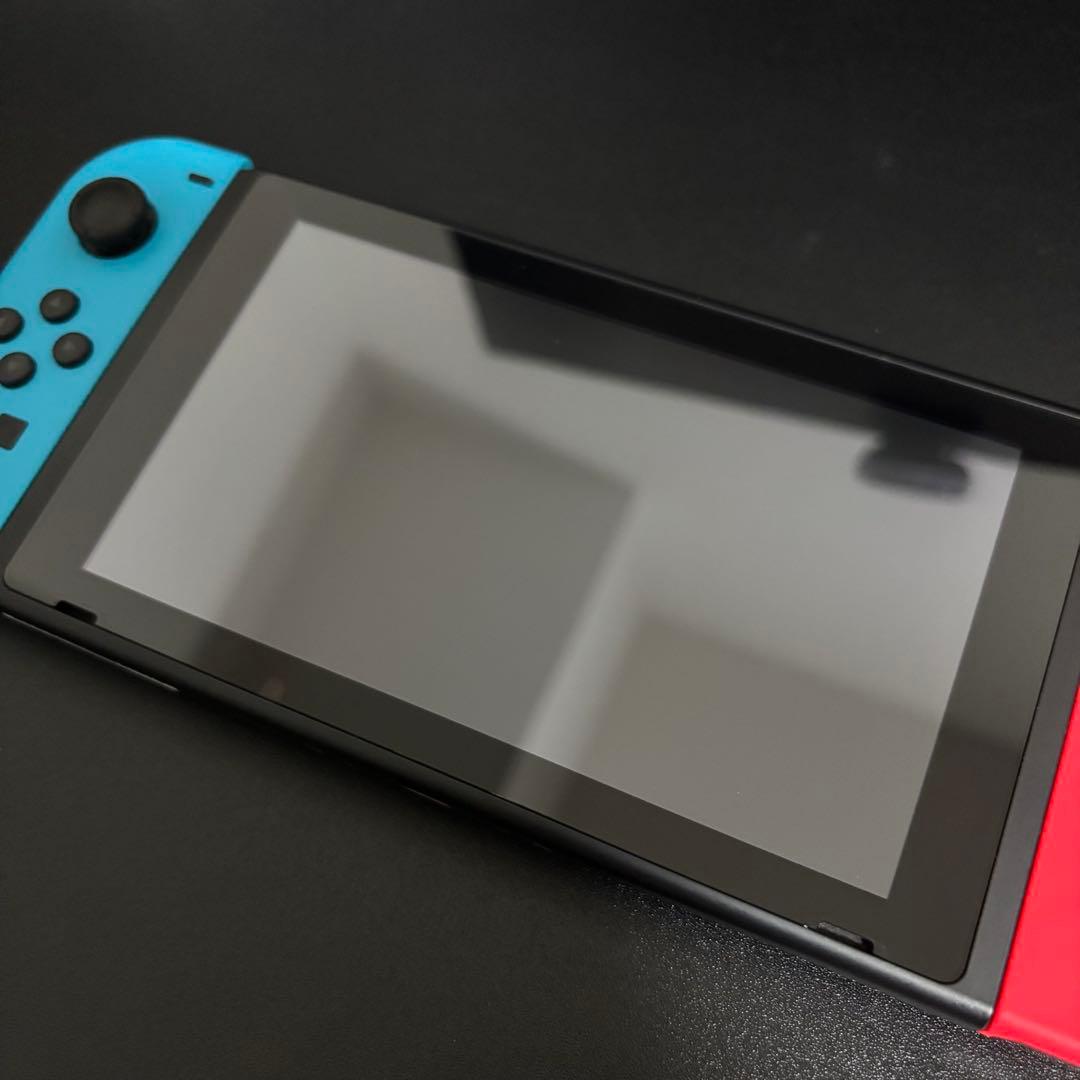 Nintendo Switch 本体 青/赤 +ケース付き