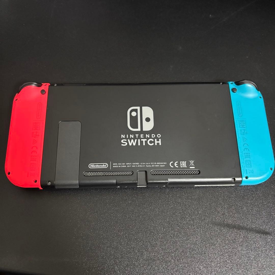 Nintendo Switch 本体 青/赤 +ケース付き