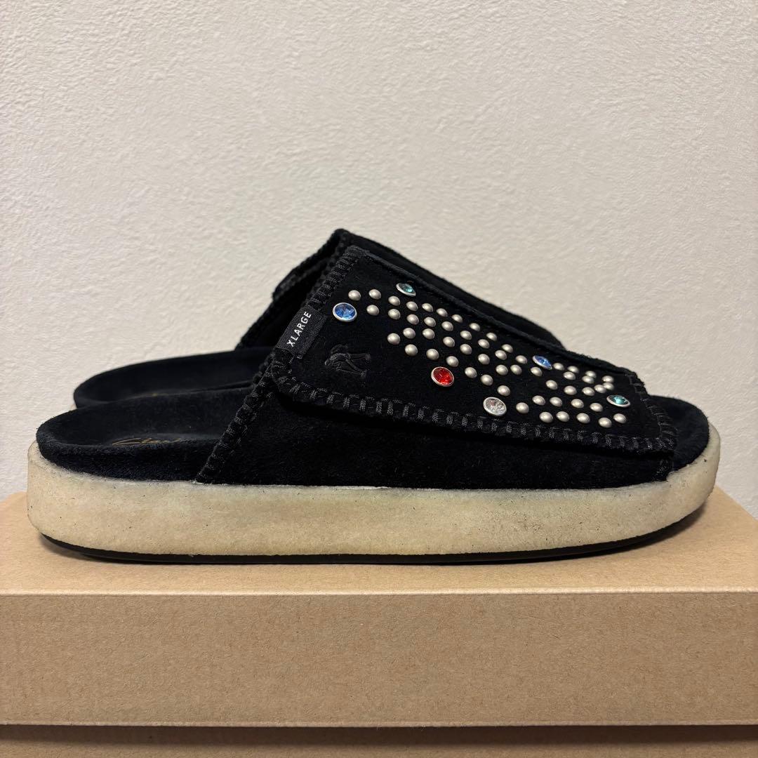 新品未使用 26.5 XLARGE CLARKS スエード サンダル