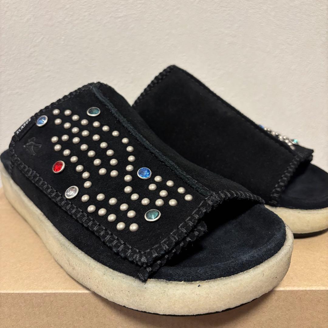 新品未使用 26.5 XLARGE CLARKS スエード サンダル