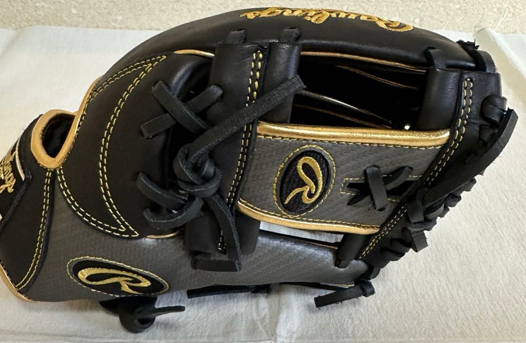 Rawlings 軟式グローブ 黒/金