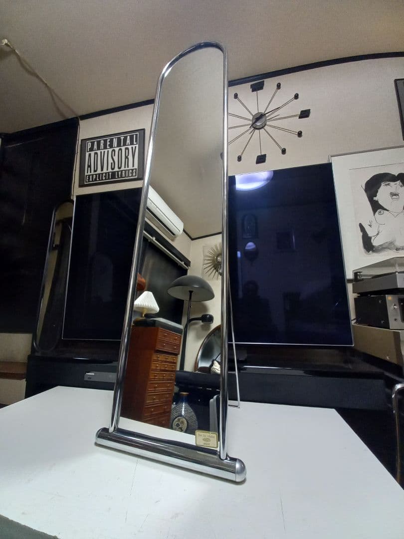 アダム　様売約済　スペースエイジ　インダストリアル　メタル　フレーム　ミラー