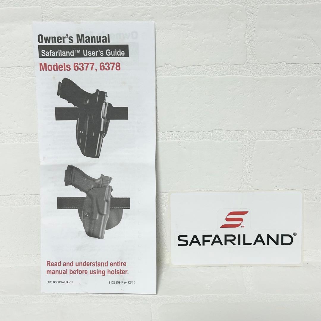 【実物】サファリランド製 6377 GLOCK用 ホルスター