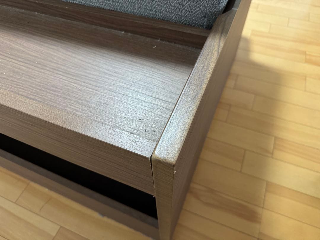 【5/26まで販売】ニトリ グレー ポケットコイルソファベッド3way