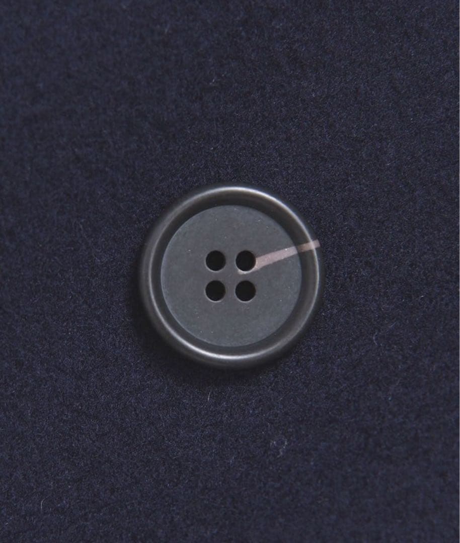 ユナイテッドアローズ　パールモチーフボタン テーラードコート　ネイビー　36