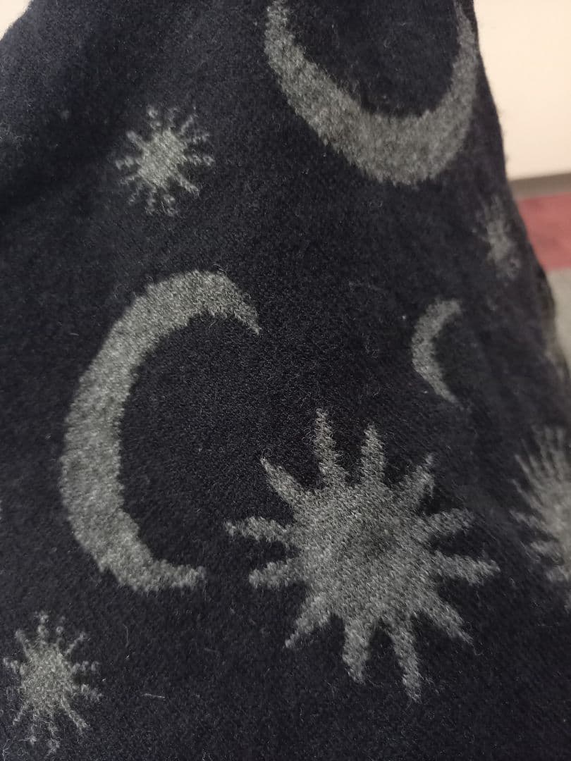 UNDERCOVER☆UNDERCOVERISM魔女期☆星月ニットマフラー☆美品