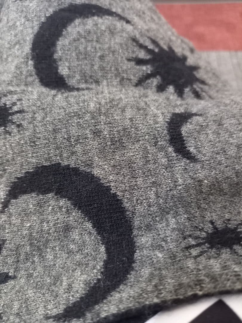 UNDERCOVER☆UNDERCOVERISM魔女期☆星月ニットマフラー☆美品