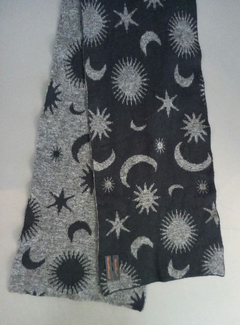 UNDERCOVER☆UNDERCOVERISM魔女期☆星月ニットマフラー☆美品