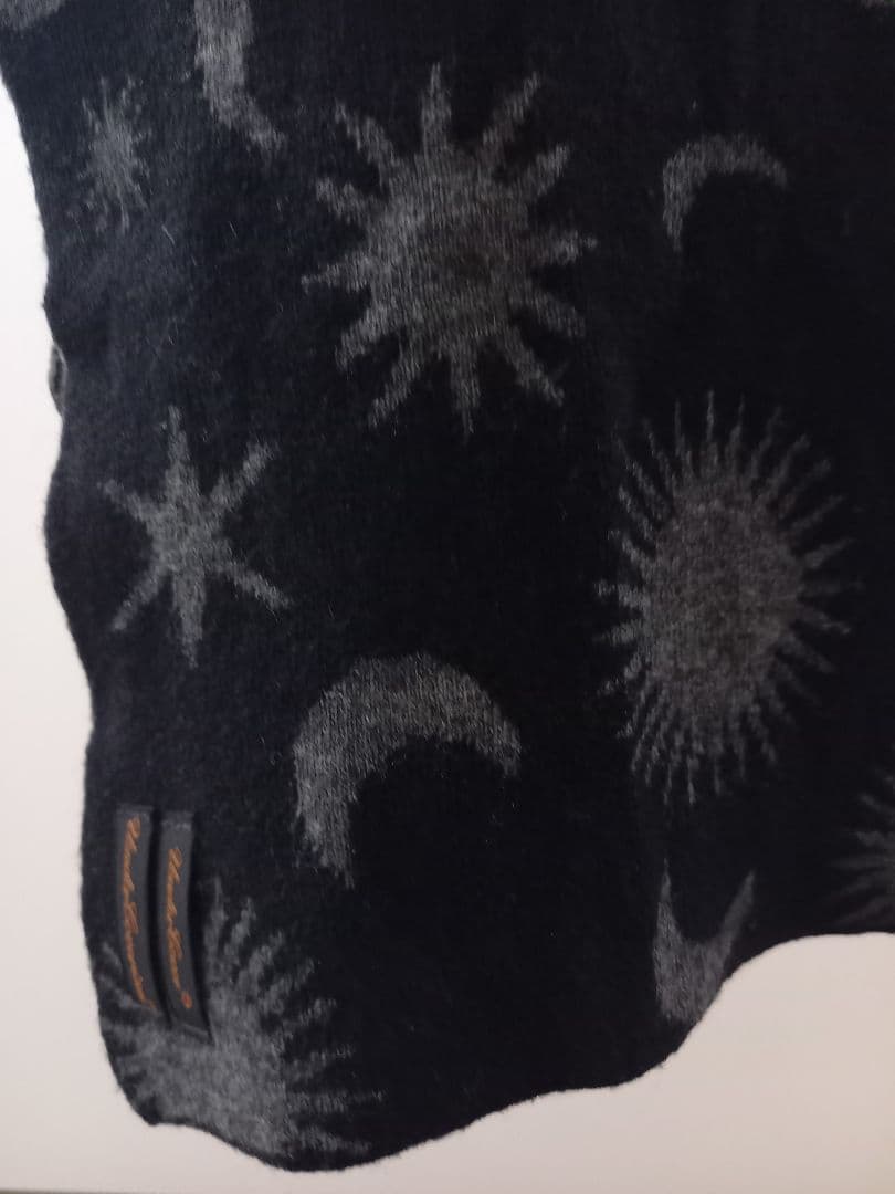 UNDERCOVER☆UNDERCOVERISM魔女期☆星月ニットマフラー☆美品