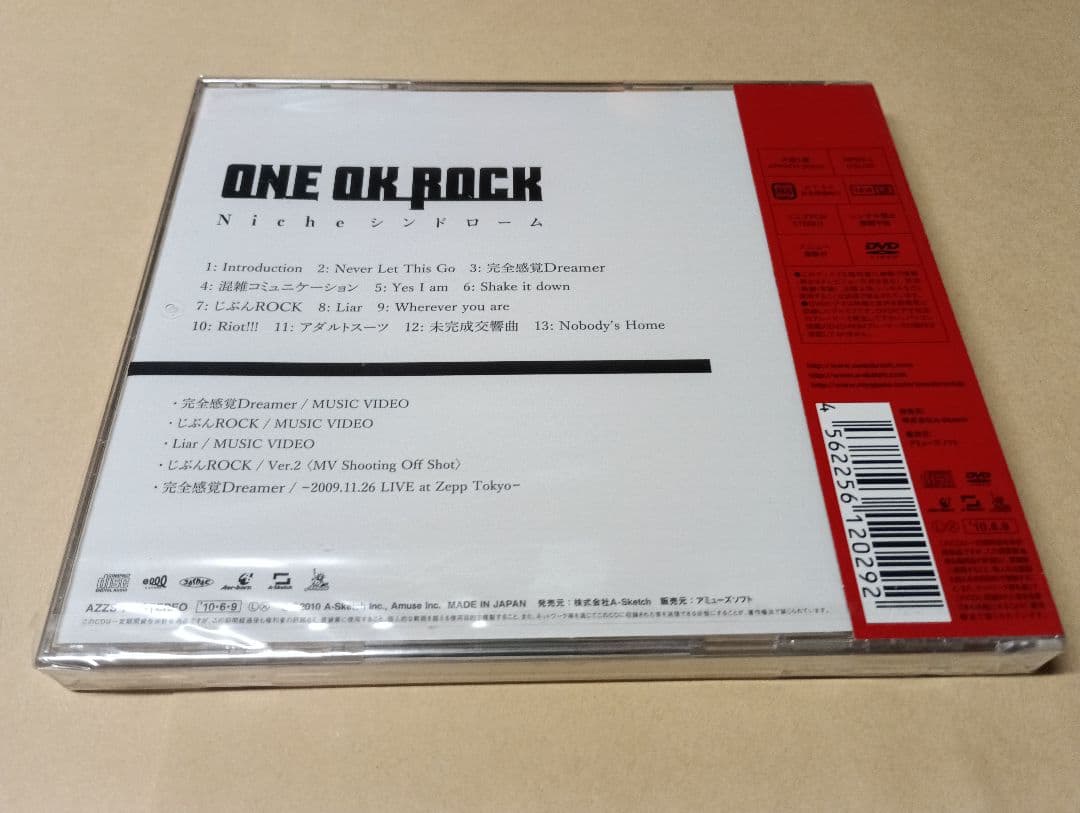 ONE OK ROCK Nicheシンドローム 初回限定盤 CD+DVD