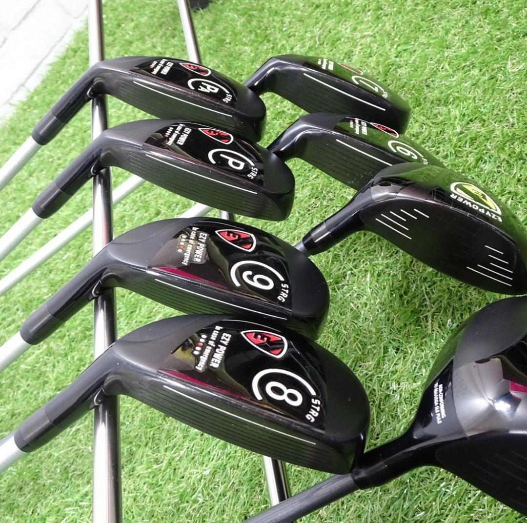 メンズゴルフ シニアゴルフ研究所 EZY POWER 8本セット グリーンスプー