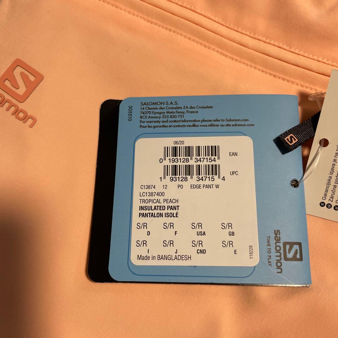 Salomon スキーウェア レディース XS 赤/ピンク