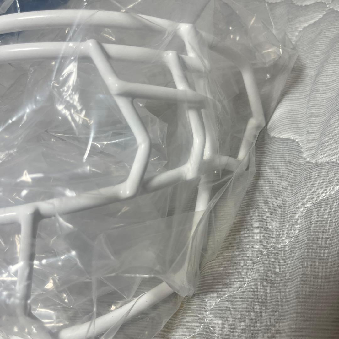 ホワイト ヘルメットフェイスマスクF7