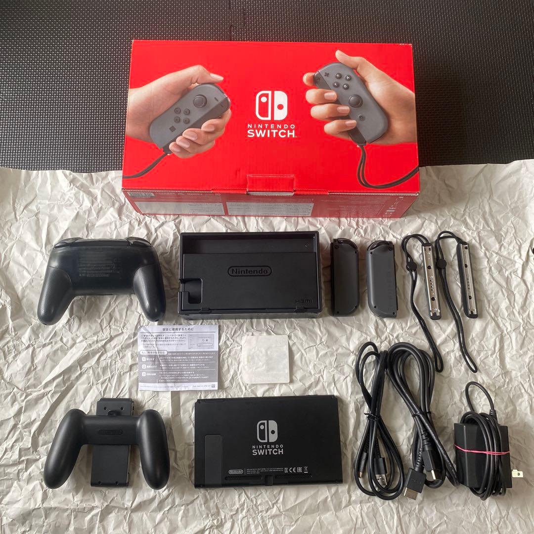 Nintendo Switch 本体 完全セット＋プロコン＋SDカード128GB