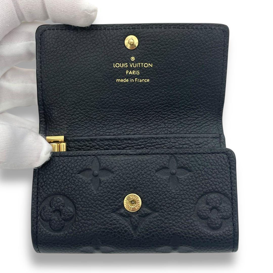 ルイヴィトン 6連 キーケース ミュルティクレ6 モノグラム アンプラント 黒