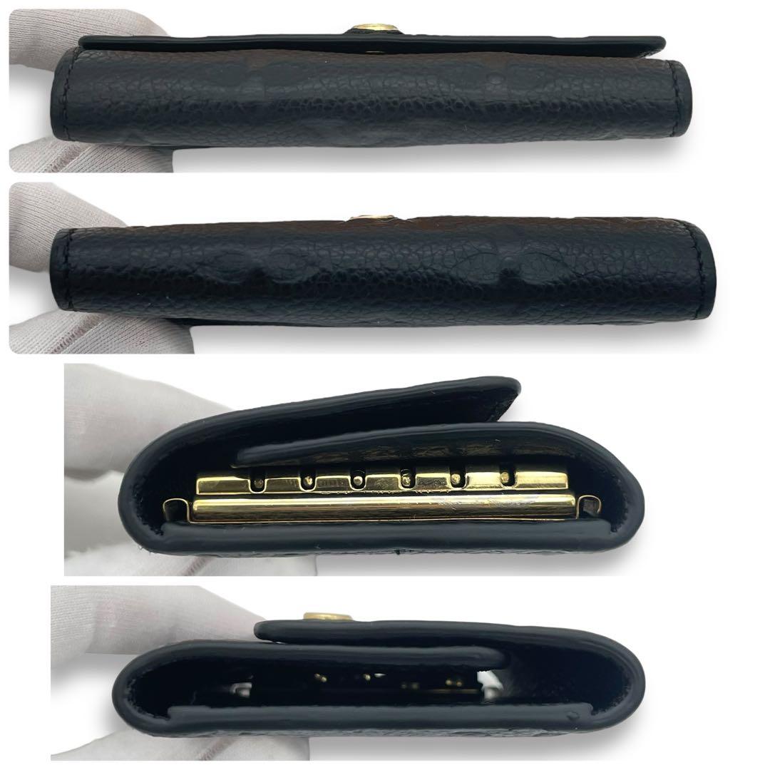 ルイヴィトン 6連 キーケース ミュルティクレ6 モノグラム アンプラント 黒