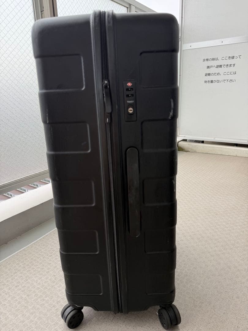 週末限定値下げ【無印良品】MUJI ハードキャリーケース 104L（105L）黒