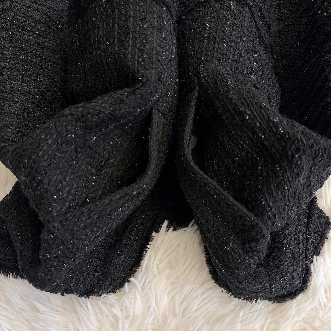 良品☆大きいサイズ 23区 ツイード ノーカラージャケット フォーマル 卒園卒業