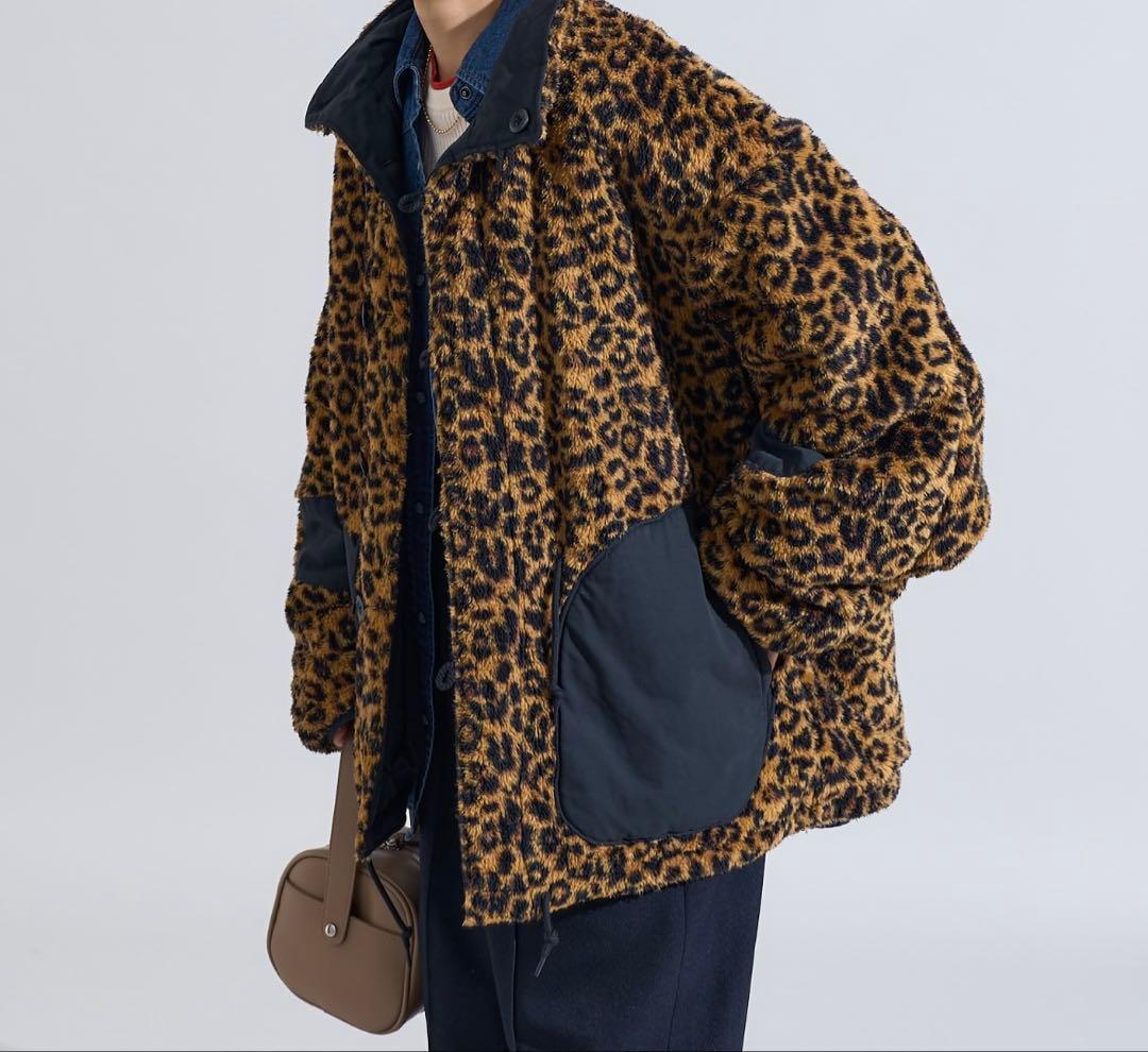 フリークスストア　リバーシブル レオパードボアジャケット