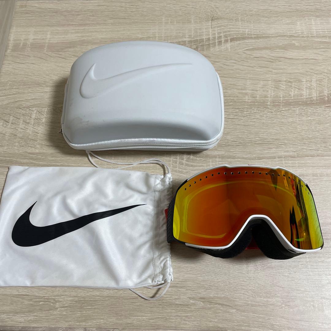 Nikesb スノーボード ゴーグル オレンジレンズ ケース付き