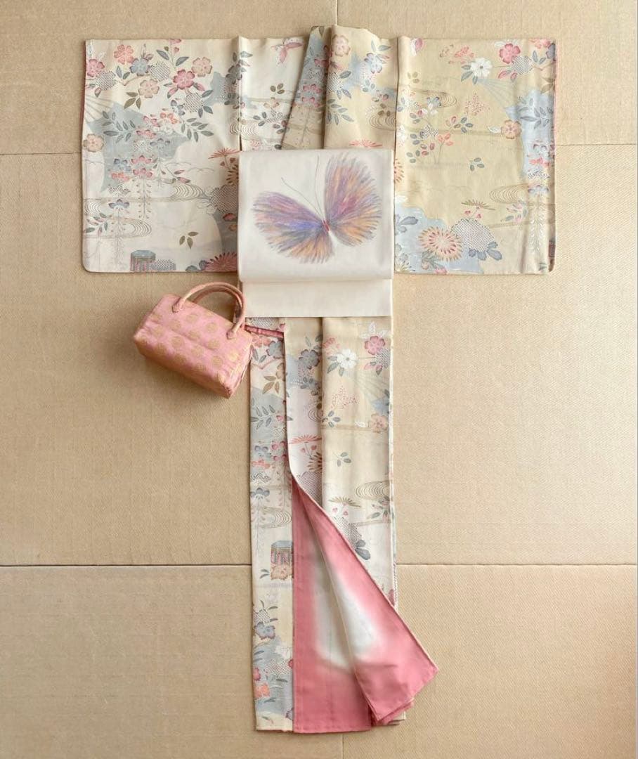 小紋？訪問着？　グラデーション