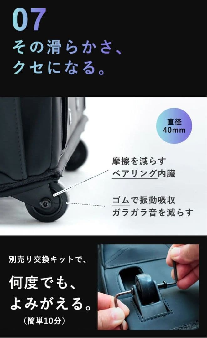 【新品・未使用】WIM TRANS-CARRY キャリー兼リュック・35L