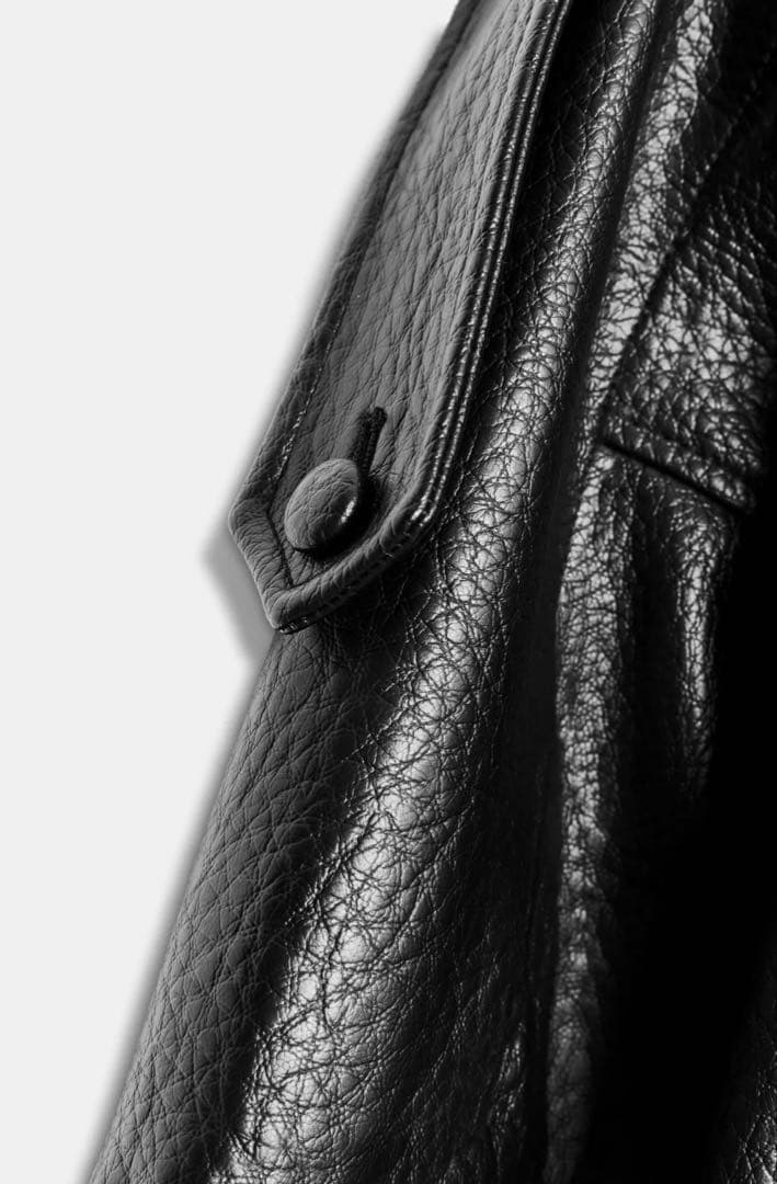 【新品】ZARA今期! エコレザージャケットブルゾン