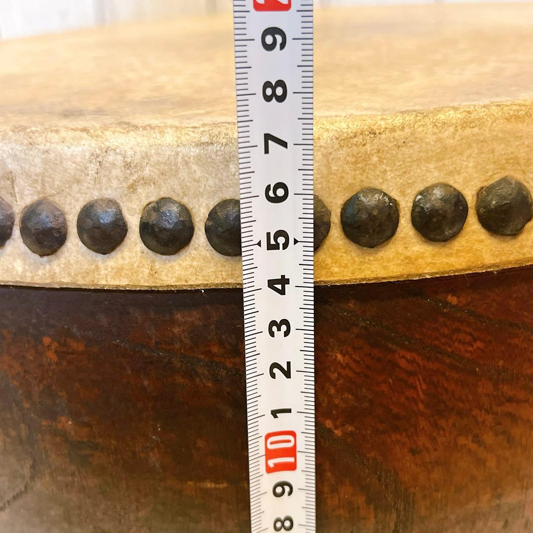 【希少】宮本卯之助 特別上鳴保 和太鼓 平太鼓　42.5×17.5cm